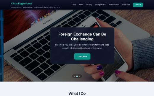 The Chris Eagle Forex website