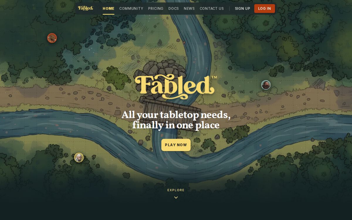 The Fabled website
