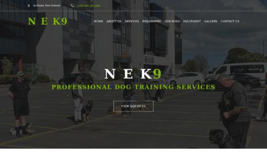 The NE K9 website